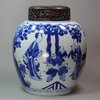 Y326 Blue and white ginger jar, Kangxi (1662-1725)