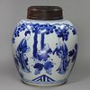 Y326 Blue and white ginger jar, Kangxi (1662-1725)