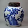 Y326 Blue and white ginger jar, Kangxi (1662-1725)