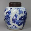 Y326 Blue and white ginger jar, Kangxi (1662-1725)