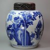 Y326 Blue and white ginger jar, Kangxi (1662-1725)