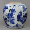 Y326 Blue and white ginger jar, Kangxi (1662-1725)