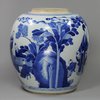 Y326 Blue and white ginger jar, Kangxi (1662-1725)