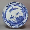 Y330 Japanese blue and white charger, c.1700