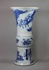 Y343 Blue and white beaker vase, Kangxi (1662-1722)