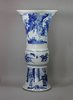 Y343 Blue and white beaker vase, Kangxi (1662-1722)