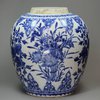 Y370 Blue and white ginger jar, Kangxi (1662-1722)