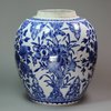 Y370 Blue and white ginger jar, Kangxi (1662-1722)