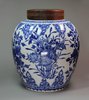 Y370 Blue and white ginger jar, Kangxi (1662-1722)