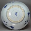 Y372 Blue and white dish, Kangxi (1662-1722)