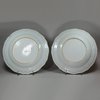Y376 Pair of famille rose armorial plates, Qianlong (1736-95)