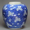 Y412 Blue and white jar, Kangxi (1662-1722)