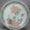 Y414 Famille verte plate, Kangxi (1662-1722)