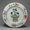 Y437 Famille verte plate, Kangxi (1662-1722)