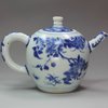 Y442 Blue and white teapot and cover, circa 1640