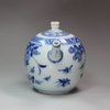 Y443 Blue and white teapot and cover, circa 1640