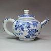 Y444 Blue and white teapot and cover, circa 1640