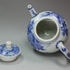 Y445 Blue and white teapot and cover, circa 1640