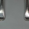 Y446 Pair of George III 'Thread Pattern' silver sauce ladles