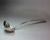 Y447 George II 'old English' pattern Irish silver pointed soup ladle