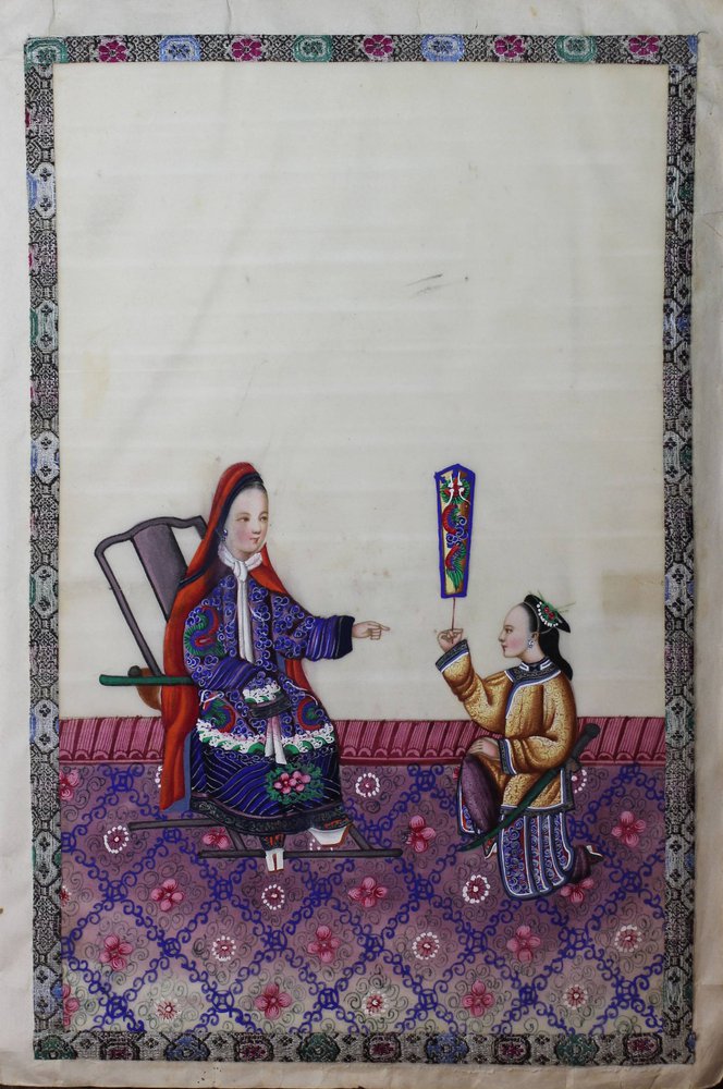 Y454 Painting on rice paper, 19th century
