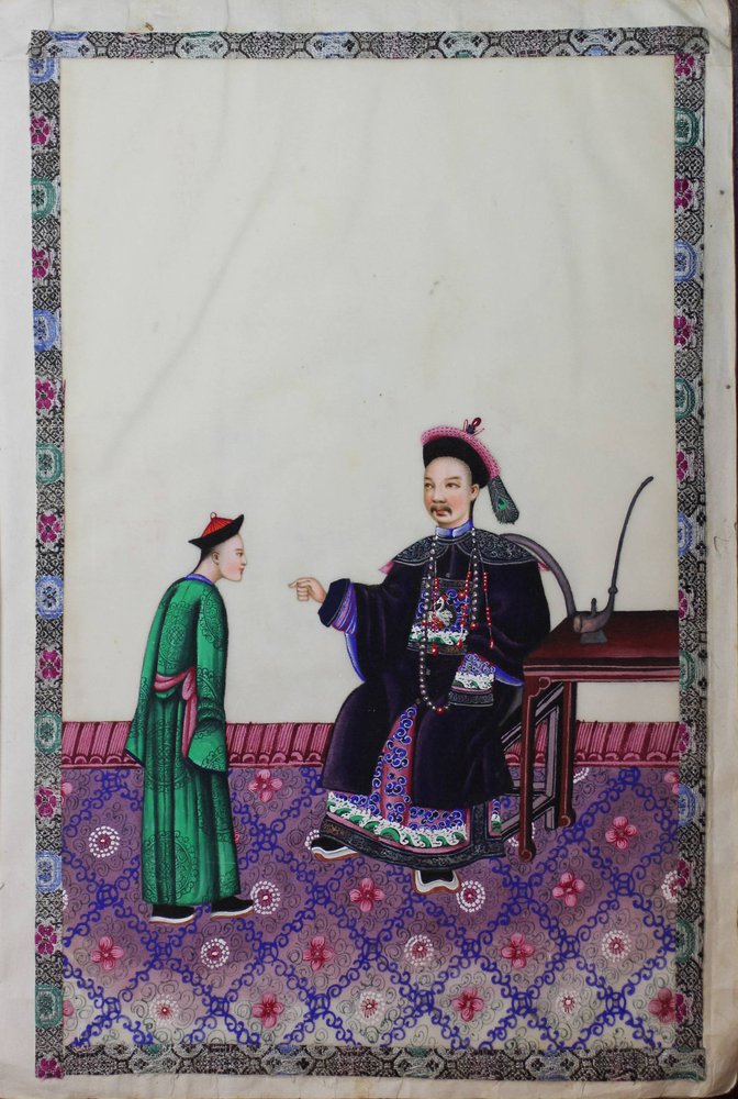 Y455 Painting on rice paper, 19th century