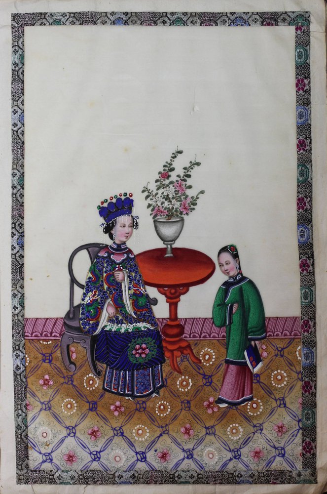Y458 Painting on rice paper, 19th century