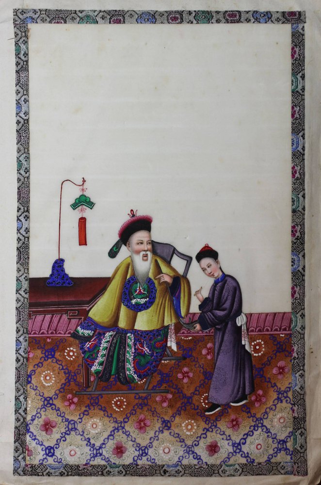 Y461 Painting on rice paper, 19th century