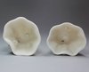 Y467 Pair of Chinese lobed blanc de chine wine cups, 17th century