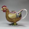 Y472 Famille rose cockerel-form teapot, Qianlong (1736-95)