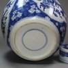 Y483 Blue and white ginger jar and cover, Kangxi (1662-1722)