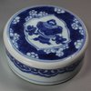 Y483 Blue and white ginger jar and cover, Kangxi (1662-1722)