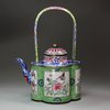 Y514 Canton enamel quatrefoil ewer and cover, Qianlong (1736-95)