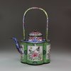 Y514 Canton enamel quatrefoil ewer and cover, Qianlong (1736-95)