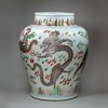 Y517 Wucai 'dragon' jar, c. 1640