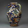 Y525 Italian maiolica wet drug jar, Montelupo 17th century