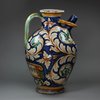 Y525 Italian maiolica wet drug jar, Montelupo 17th century