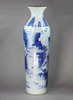 Y543 Blue and white sleeve vase (rolwagen), Chongzhen (1628-1643)