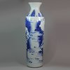 Y543 Blue and white sleeve vase (rolwagen), Chongzhen (1628-1643)