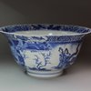 Y544 Blue and white klapmuts bowl