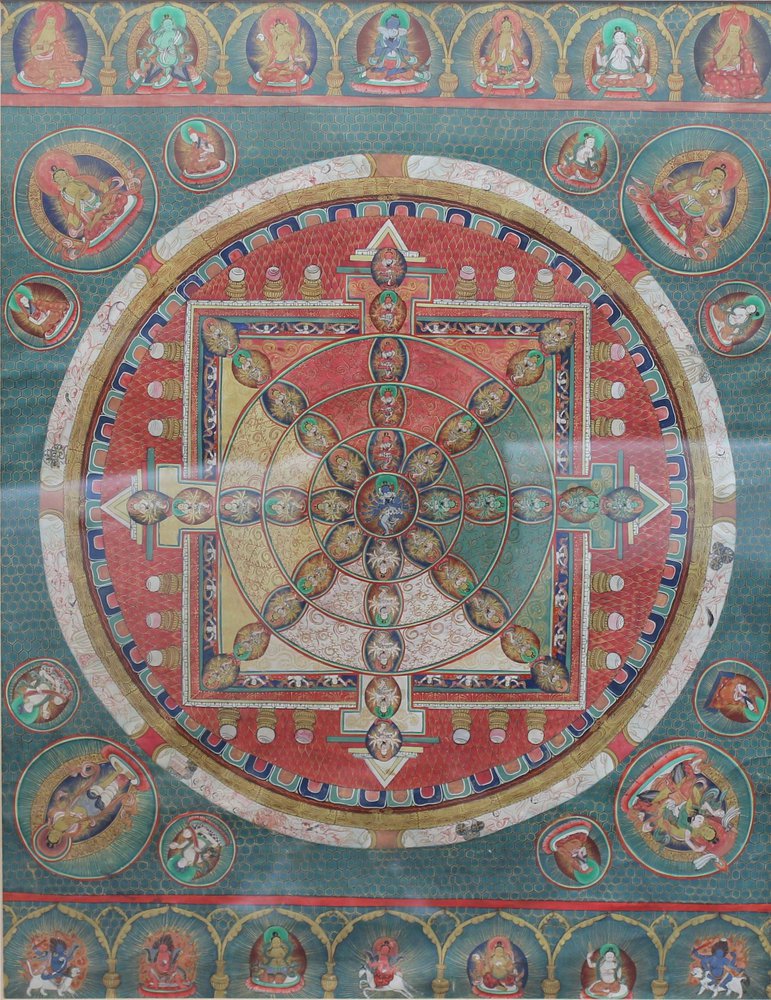 Y546 Tibetan Mandala, 19th century