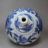 Y584 Japanese Arita blue and white apothecary bottle