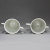 Y608 Pair of early Meissen double-handled beakers, circa 1715-20