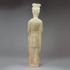 Y610 Pottery figure of a standing man, Tang dynasty (618-906)