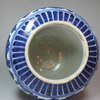 Y617 Japanese Arita blue and white ovoid jar and cover