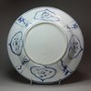 Y625 Blue and white dish, Wanli (1573-1619)