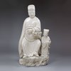 Y632 Blanc de chine 'scholar' figure group, Kangxi (1662-1722)