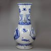 Y637 Blue and white archaistic baluster vase, Kangxi (1662-1722)
