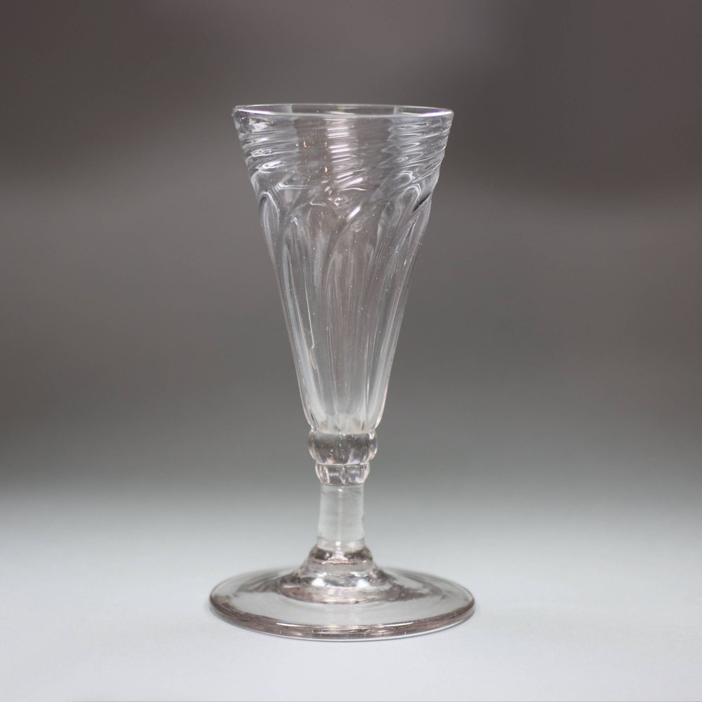 Y641A English ale glass, late 18th century