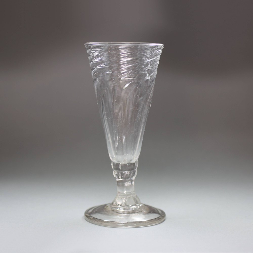 Y641B English ale glass, late 18th century